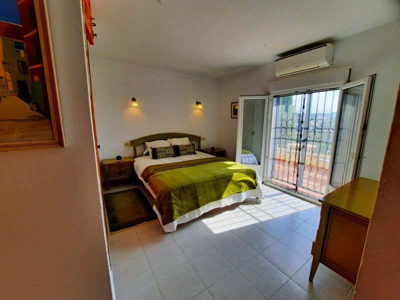 Bedroom with terrace access