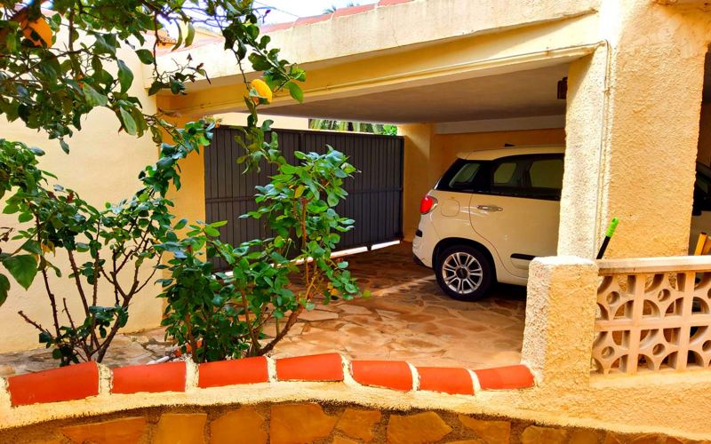 Private covered parking