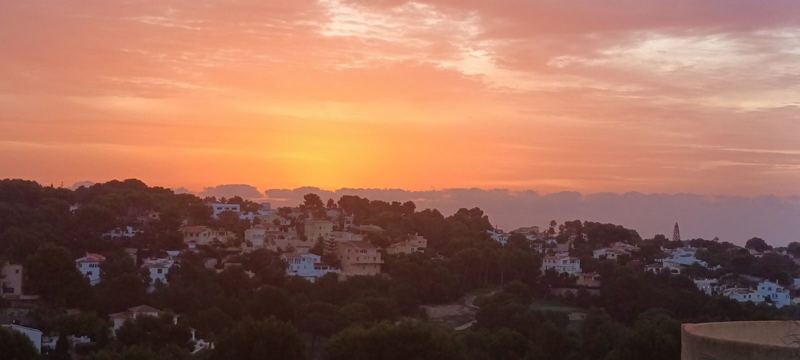 Sunset from the villa